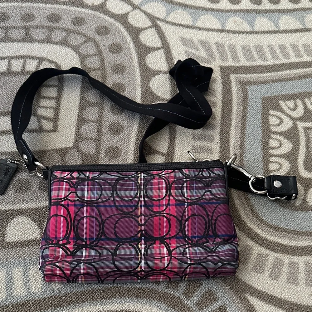Coach Black and Pink Crossbody Bag - Picture 6 of 8